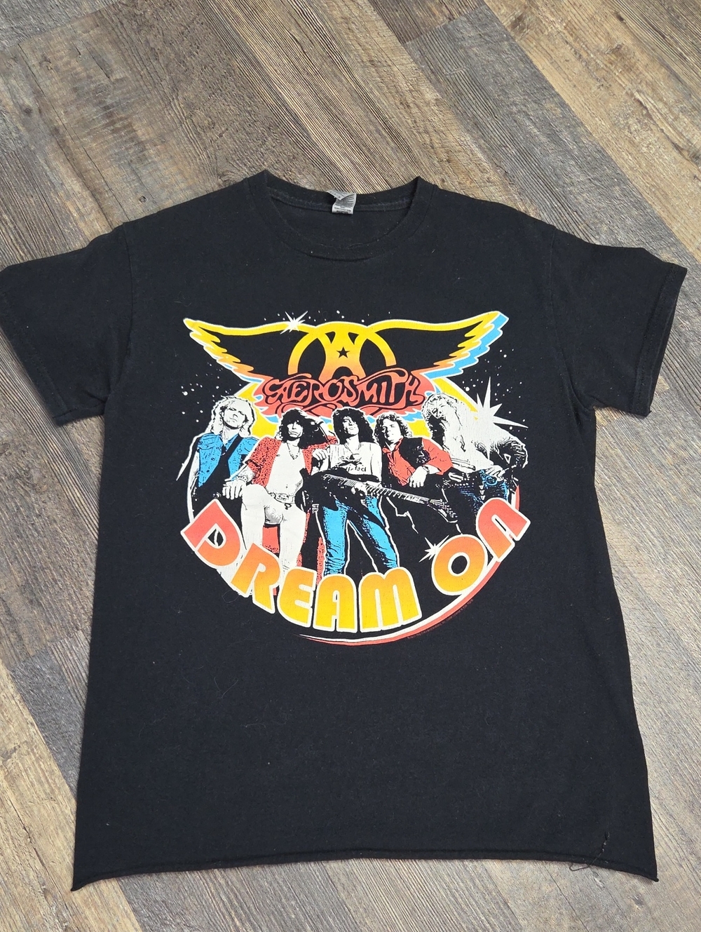 Vintage Black Aerosmith "Dream On" Graphic Tee